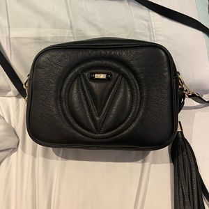 Black authentic Valentino cross body bag